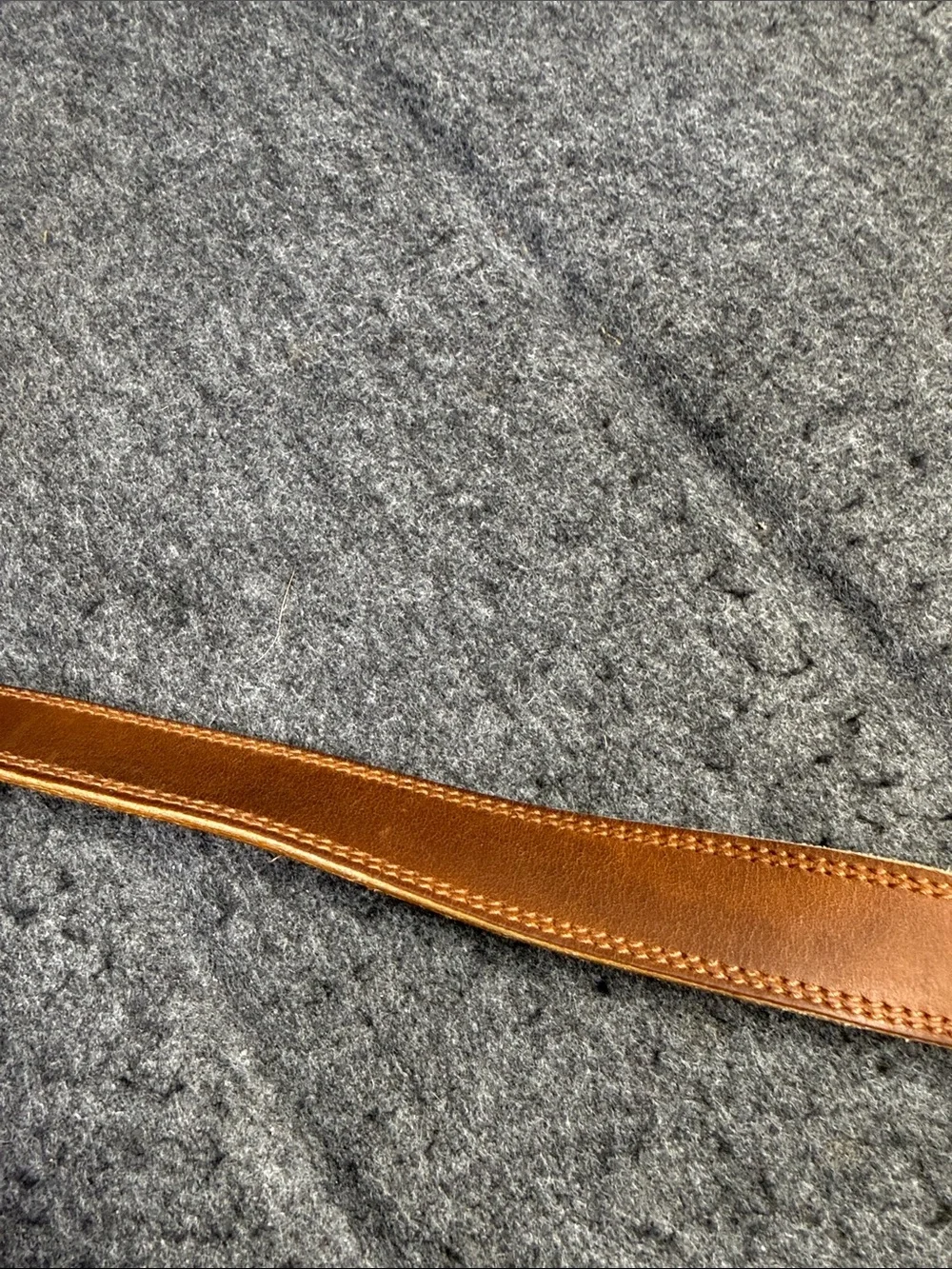 Polo by Ralph Lauren Brown Leather Belt with Brass Buckle